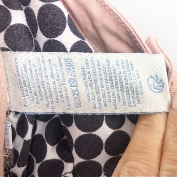 BODEN | Pink Blush Zipper Accent Slim Pants Size 6 - Picture 7 of 8